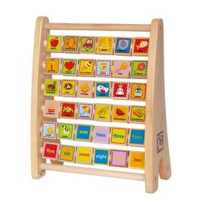 Hape Alphabet Abacus Wooden Learning Toy